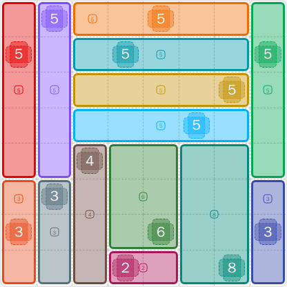 LinkedIn Patches #100 solved board (Jun 25, 2026)